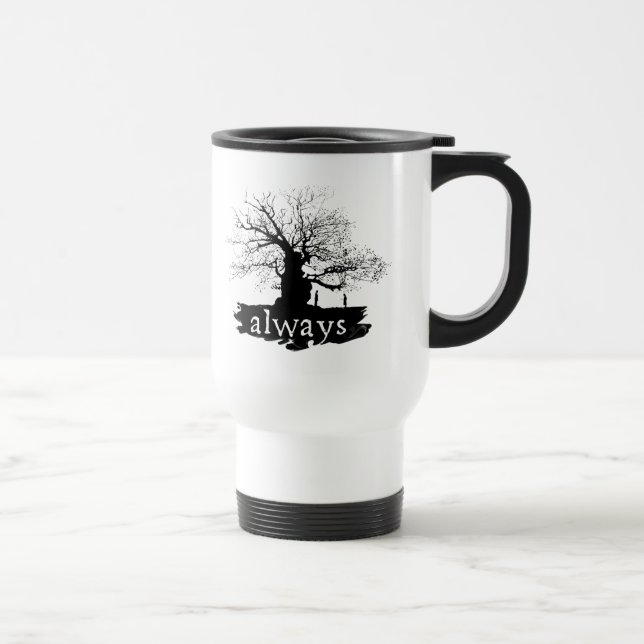 Harry Potter Spell | Always Quote Silhouette Travel Mug (Right)