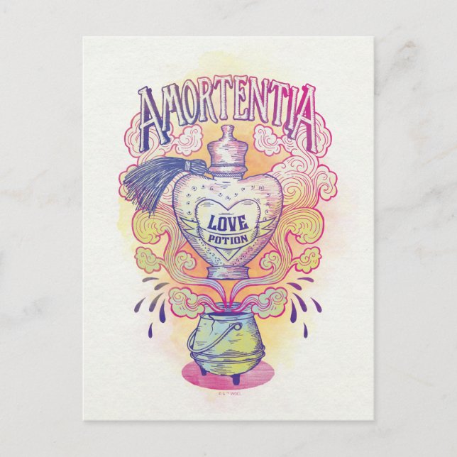 Harry Potter Spell | Amortentia Love Potion Bottle Postcard (Front)