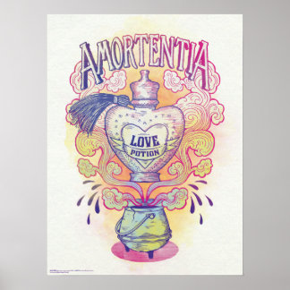 Harry Potter Spell | Amortentia Love Potion Bottle Poster