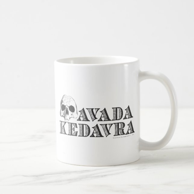 Harry Potter Spell | Avada Kedavra Coffee Mug (Right)