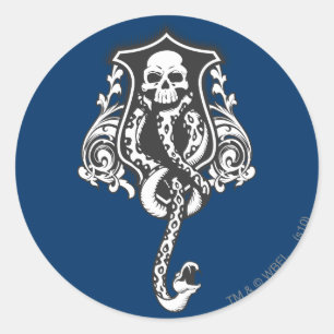Harry Potter Spell   Dark Mark Classic Round Sticker