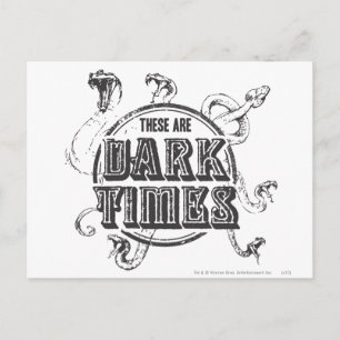 Harry Potter Spell Dark Times Postcard
