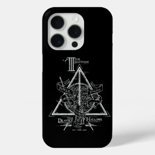 Harry Potter Spell DEATHLY HALLOWS Graphic iPhone 15 Pro Case