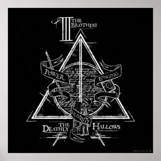 Harry Potter Spell | DEATHLY HALLOWS Graphic Poster