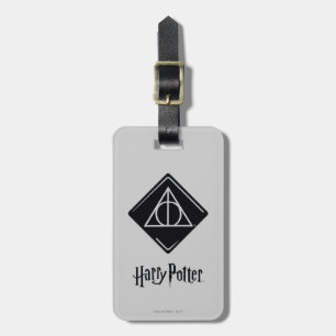 Harry Potter Spell   Deathly Hallows Icon Luggage Tag