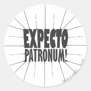 Harry Potter Spell   EXPECTO PATRONUM™! Classic Round Sticker