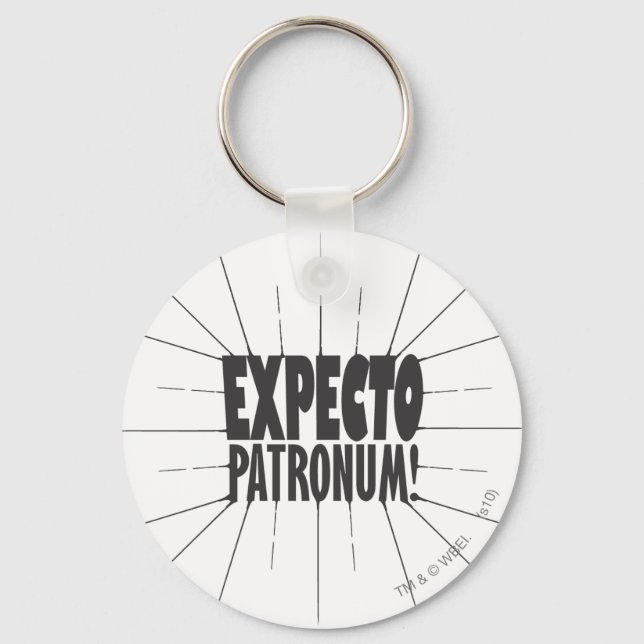 Harry Potter Spell | EXPECTO PATRONUM™! Key Ring (Front)