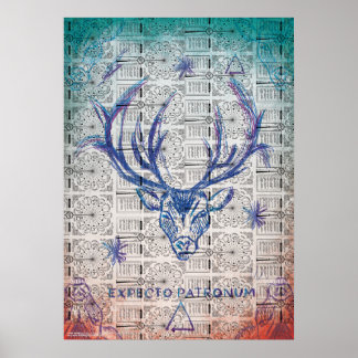 Harry Potter Spell | EXPECTO PATRONUM™Stag Sketch Poster