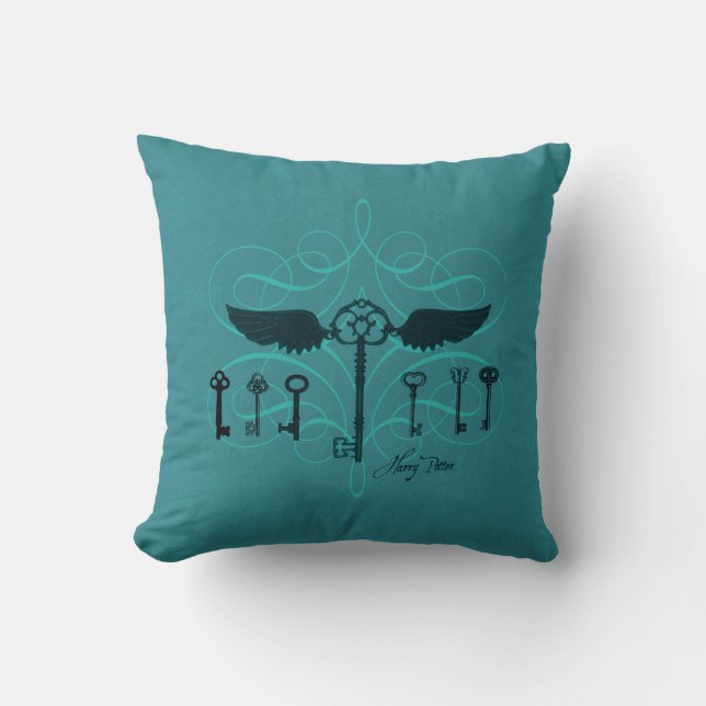 Harry Potter Spell | Flying Keys Cushion (Front)