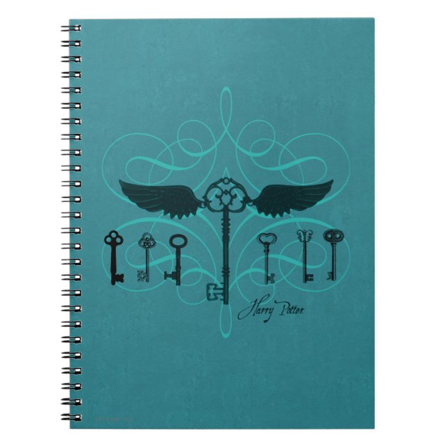 Harry Potter Spell | Flying Keys Notebook (Front)