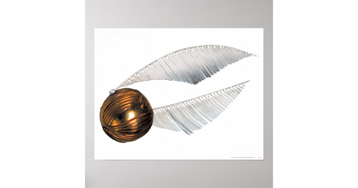 Harry Potter Spell | Golden Snitch Poster | Zazzle.co.uk