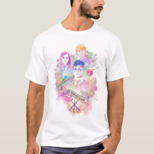Harry Potter Spell   Harry, Hermione, & Ron Waterc T-Shirt