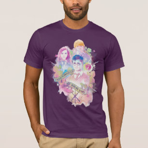 Harry Potter Spell Harry, Hermione, & Ron Waterc T-Shirt