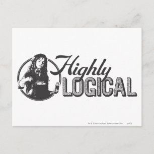 Harry Potter Spell Highly Logical Postcard