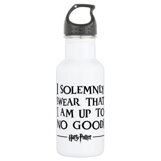 Image of Harry Potter Spell | I Solemnly Swear 532 Ml Water Bottle