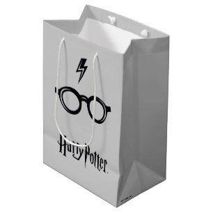 Harry Potter Spell   Lightning Scar and Glasses Medium Gift Bag
