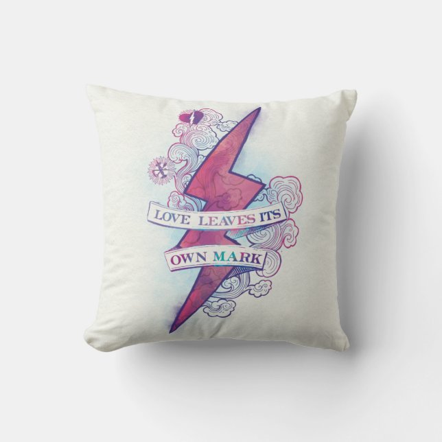Harry Potter Spell | Love Leaves Its Own Mark Cushion (Front)