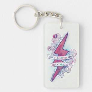Harry Potter Spell   Love Leaves Its Own Mark Key Ring