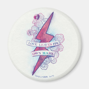 Harry Potter Spell   Love Leaves Its Own Mark Magnet