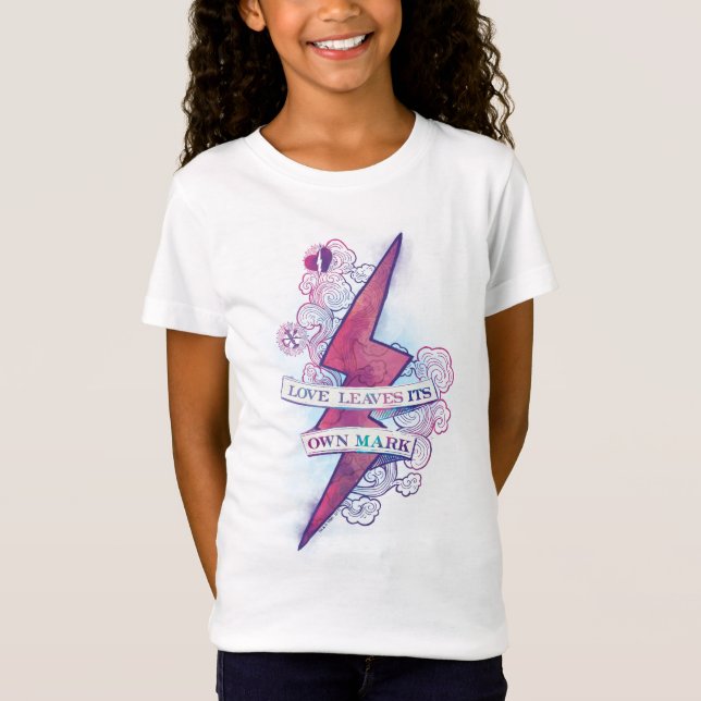 Harry Potter Spell | Love Leaves Its Own Mark T-Shirt (Front)