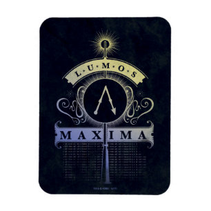 Harry Potter Spell   Lumos Maxima Graphic Magnet