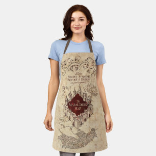 Harry Potter Spell   Marauder's Map Apron
