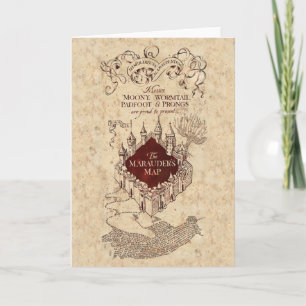 Harry Potter Spell   Marauder's Map Card