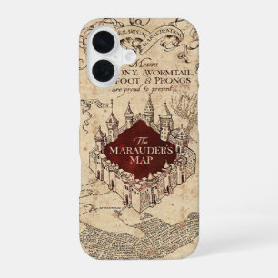Harry Potter Spell Marauder's Map iPhone 16 Case