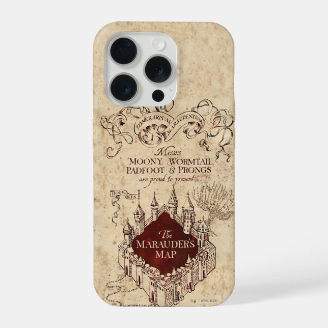 Harry Potter Spell | Marauder's Map Otterbox iPhon iPhone Case (Back)