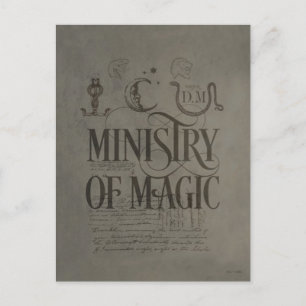 Harry Potter Spell MINISTRY OF MAGIC Postcard