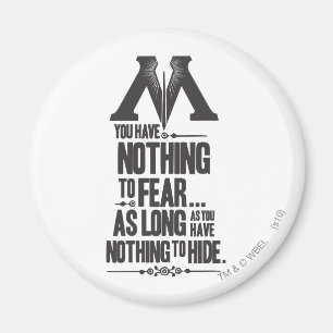 Harry Potter Spell   Ministry of Magic Propaganda Magnet