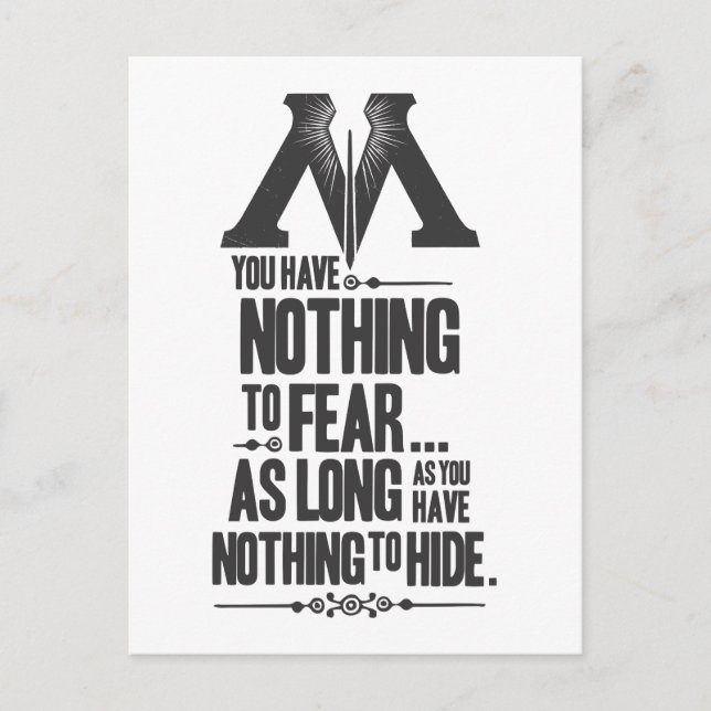 Harry Potter Spell | Ministry of Magic Propaganda Postcard (Front)