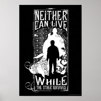 Harry Potter Spell | Neither Can Live Poster