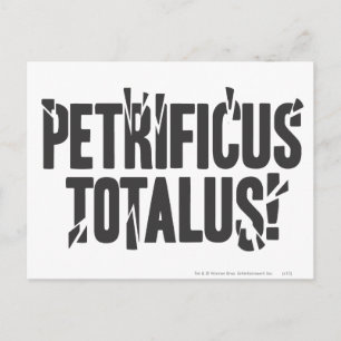 Harry Potter Spell Petrificus Totalus! Postcard