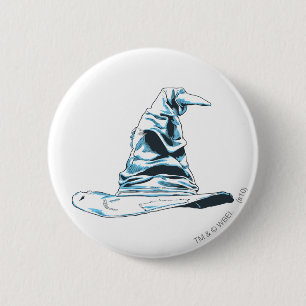 Harry Potter Spell   Sorting Hat 6 Cm Round Badge