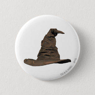 Harry Potter Spell   Sorting Hat 6 Cm Round Badge