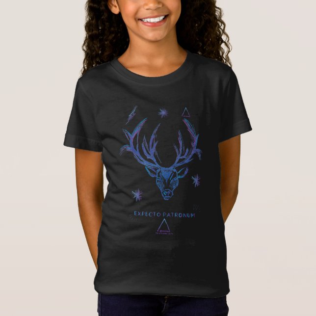 Harry Potter Spell | Stag Patronus Sketch T-Shirt (Front)