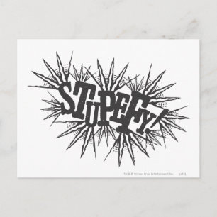 Harry Potter Spell Stupefy! Postcard