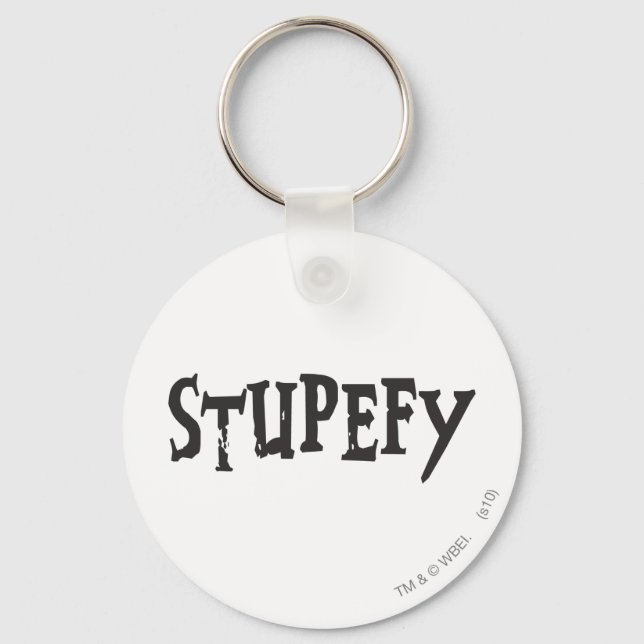 Harry Potter Spell | Stupefy Stunning Spell Key Ring (Front)