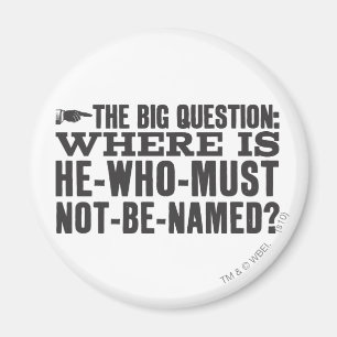 Harry Potter Spell   Where is Voldermort? Magnet