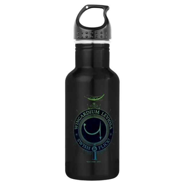 Harry Potter Spell | Wingardium Leviosa Graphic 532 Ml Water Bottle (Front)