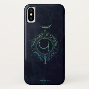 Harry Potter Spell Wingardium Leviosa Graphic iPhone X Case