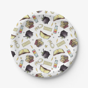 HARRY POTTER™ Spells & Books Pattern Paper Plate