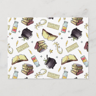 HARRY POTTER™ Spells & Books Pattern Postcard