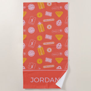 HARRY POTTER™   Spells Pattern Beach Towel