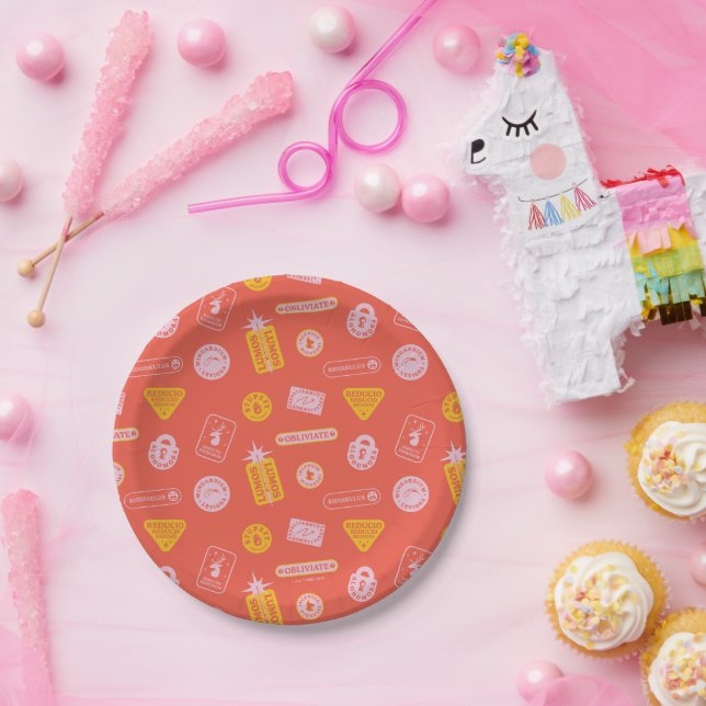 HARRY POTTER™ | Spells Pattern Paper Plate (Party)