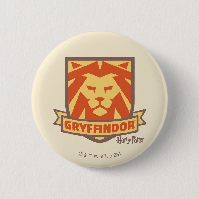 HARRY POTTER™ | Summer Magic GRYFFINDOR™ Crest 6 Cm Round Badge (Front)