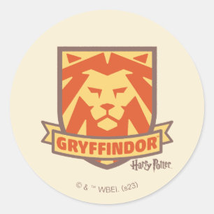 HARRY POTTER™   Summer Magic GRYFFINDOR™ Crest Classic Round Sticker