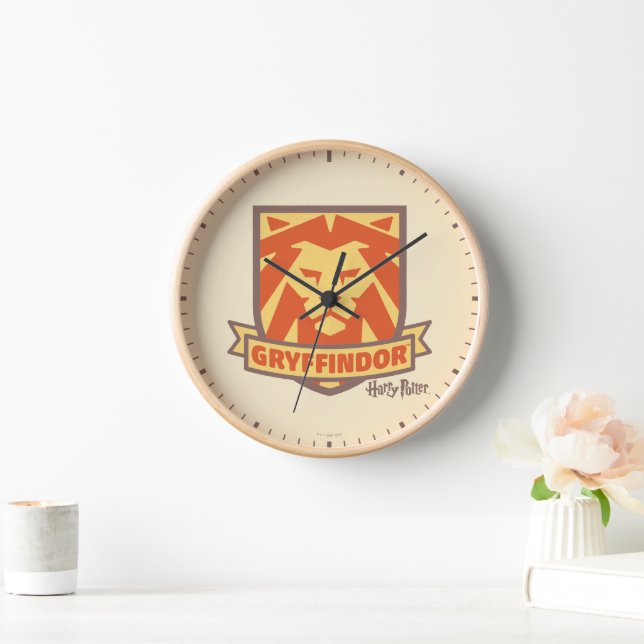 HARRY POTTER™ | Summer Magic GRYFFINDOR™ Crest Clock (Home)