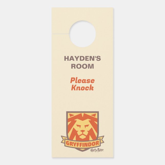 HARRY POTTER™ | Summer Magic GRYFFINDOR™ Crest Door Hanger (Front)